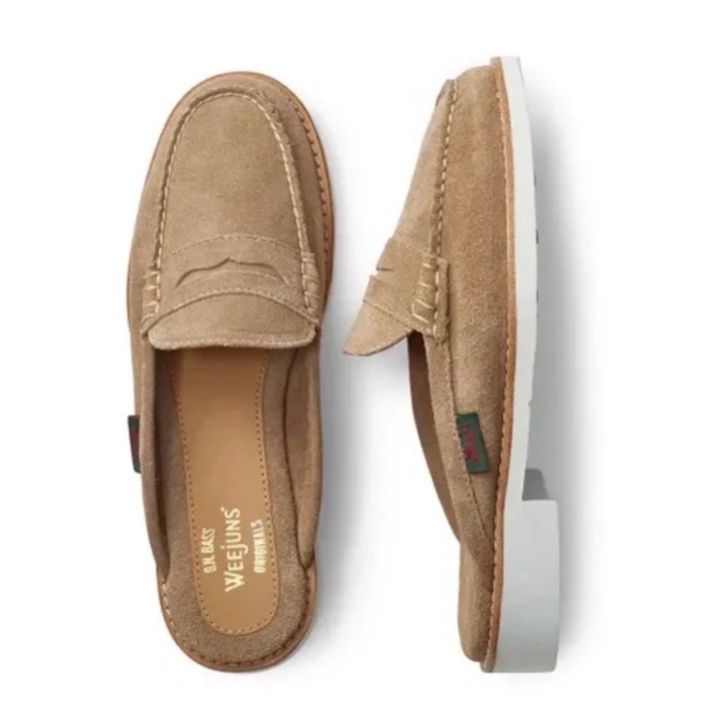 G.H. Bass & Co. Tan Suede Loafers